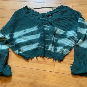 Crop sweater
